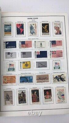 Vintage pre-1970s STATESMAN Deluxe World Stamp Album 100's of stamps