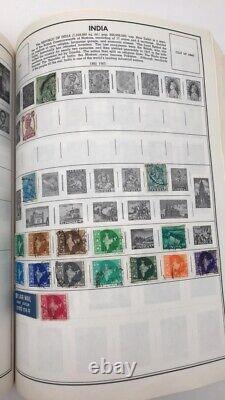 Vintage pre-1970s STATESMAN Deluxe World Stamp Album 100's of stamps