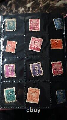 Vintage world wide stamp collections lots in Album
