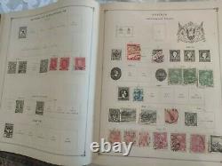 Vintage worldwide stamp collection in Scott 1924 album. Look at some photos