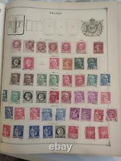 Vintage worldwide stamp collection in Scott 1924 album. Look at some photos