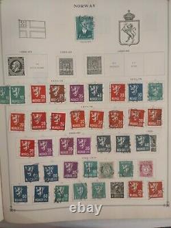 Vintage worldwide stamp collection in Scott 1924 album. Look at some photos