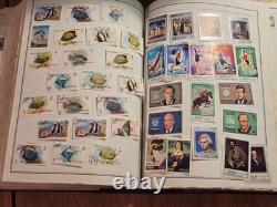 Vtg Lifetime Estate Stamp Collection 50k-100k+ Stamps 15lb Tub + Harris Album Pr