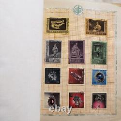 Vtg Russia Language Stamp Album Music Theater Museums Theme Collection Album