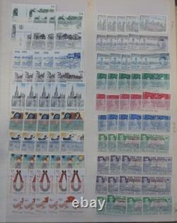 WORLD COLLECTION OF MNH / MH 5100+ Stamps 52 Pages Album