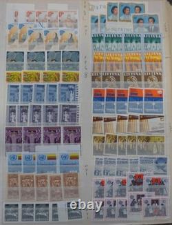 WORLD COLLECTION OF MNH / MH 5100+ Stamps 52 Pages Album