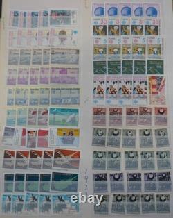 WORLD COLLECTION OF MNH / MH 5100+ Stamps 52 Pages Album
