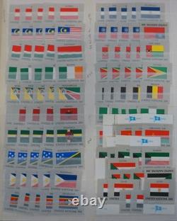 WORLD COLLECTION OF MNH / MH 5100+ Stamps 52 Pages Album
