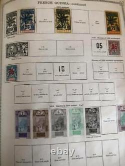 WORLD LARGE Ideal Albums OLD M&U Collection. Europe Usa Asia (Appx 5000 Stamps)ID
