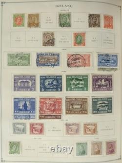WORLD Stamp Collection in TWO Scott Albums 1840-1940 CLEAN Scott Value $25K+