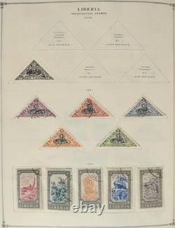 WORLD Stamp Collection in TWO Scott Albums 1840-1940 CLEAN Scott Value $25K+