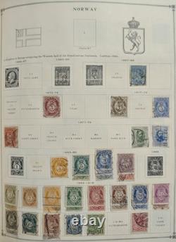 WORLD Stamp Collection in TWO Scott Albums 1840-1940 CLEAN Scott Value $25K+