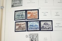 WORLDWIDE 1900s-1970s I/K COLLECTION OF 900+ STAMPS MINT & USED IN SCOTT ALBUM