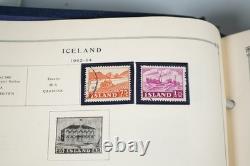 WORLDWIDE 1900s-1970s I/K COLLECTION OF 900+ STAMPS MINT & USED IN SCOTT ALBUM