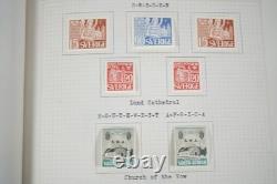 WORLDWIDE 1920s-1940s MINT & USED COLLECTION 400 STAMPS NEATLY WRITTEN UP ALBUM