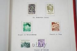 WORLDWIDE 1920s-1940s MINT & USED COLLECTION 400 STAMPS NEATLY WRITTEN UP ALBUM