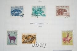 WORLDWIDE 1920s-70s COLLECTION OF 850+ STAMPS MINT & USED STORED IN AN ALBUM A-K