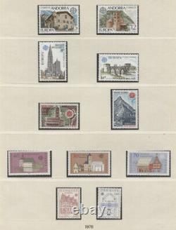 WORLDWIDE 1978-1985 COMPLETE EUROPA COLLECTION IN LINDNER T ALBUM MNH includes s