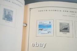 WORLDWIDE 1980s-1990s COLLECTION OF 1,550+ STAMPS MINT & USED IN SCOTT ALBUM