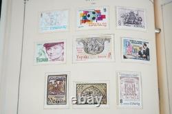 WORLDWIDE 1980s-1990s COLLECTION OF 1,550+ STAMPS MINT & USED IN SCOTT ALBUM