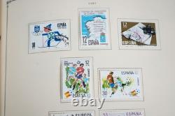 WORLDWIDE 1980s-1990s COLLECTION OF 1,550+ STAMPS MINT & USED IN SCOTT ALBUM