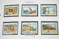 WORLDWIDE 1980s DISNEY COLLECTION OF 325+ STAMPS & 55+ SHEETS ALL MINT IN ALBUM