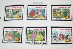 WORLDWIDE 1980s DISNEY COLLECTION OF 325+ STAMPS & 55+ SHEETS ALL MINT IN ALBUM