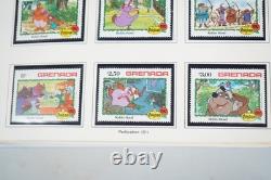 WORLDWIDE 1980s DISNEY COLLECTION OF 325+ STAMPS & 55+ SHEETS ALL MINT IN ALBUM