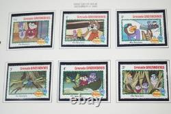 WORLDWIDE 1980s DISNEY COLLECTION OF 325+ STAMPS & 55+ SHEETS ALL MINT IN ALBUM