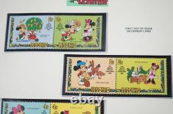 WORLDWIDE 1980s DISNEY COLLECTION OF 325+ STAMPS & 55+ SHEETS ALL MINT IN ALBUM