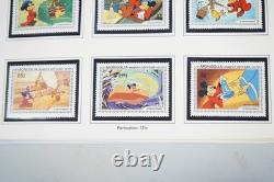 WORLDWIDE 1980s DISNEY COLLECTION OF 325+ STAMPS & 55+ SHEETS ALL MINT IN ALBUM