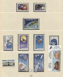 WORLDWIDE 1991-1994 COLLECTION IN LINDNER T ALBUM MNH nearly complete includes s