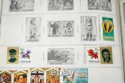 WORLDWIDE A-S 1970s COLLECTION OF 9,000+ STAMPS MINT & USED STORED IN ALBUM
