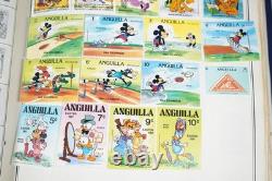 WORLDWIDE A-S 1970s COLLECTION OF 9,000+ STAMPS MINT & USED STORED IN ALBUM