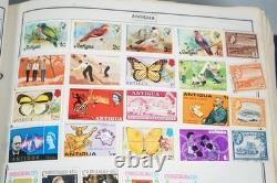 WORLDWIDE A-S 1970s COLLECTION OF 9,000+ STAMPS MINT & USED STORED IN ALBUM