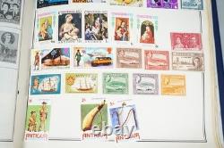 WORLDWIDE A-S 1970s COLLECTION OF 9,000+ STAMPS MINT & USED STORED IN ALBUM