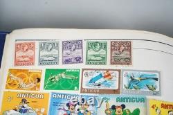 WORLDWIDE A-S 1970s COLLECTION OF 9,000+ STAMPS MINT & USED STORED IN ALBUM