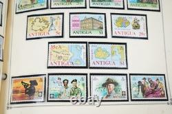 WORLDWIDE A/V 1970s COLLECTION OF 600+ MOSTLY MINT STAMPS STORED IN SCOTT ALBUM