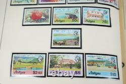 WORLDWIDE A/V 1970s COLLECTION OF 600+ MOSTLY MINT STAMPS STORED IN SCOTT ALBUM