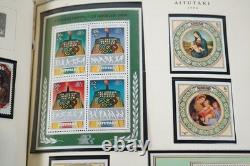 WORLDWIDE A/Z 1980s COLLECTION OF 625+ MOSTLY MINT STAMPS STORED IN SCOTT ALBUM