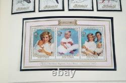 WORLDWIDE A/Z 1980s COLLECTION OF 625+ MOSTLY MINT STAMPS STORED IN SCOTT ALBUM