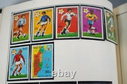 WORLDWIDE A/Z 1980s COLLECTION OF 625+ MOSTLY MINT STAMPS STORED IN SCOTT ALBUM