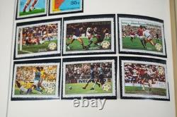 WORLDWIDE A/Z 1980s COLLECTION OF 625+ MOSTLY MINT STAMPS STORED IN SCOTT ALBUM