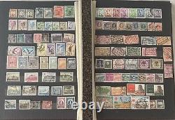 WORLDWIDE COLLECTION IN BOOK ALBUM, 26 COUNTRIES MINT/USED (1100 Stamps)