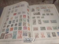 WORLDWIDE Stamp Collection In HE Harris Vintage 1954 Album. Great One! Wow