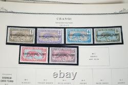 WORLDWIDE U-T 1910s-1970s COLLECTION OF 800+ STAMPS MINT & USED ON ALBUM PAGES