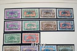 WORLDWIDE U-T 1910s-1970s COLLECTION OF 800+ STAMPS MINT & USED ON ALBUM PAGES