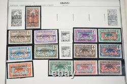 WORLDWIDE U-T 1910s-1970s COLLECTION OF 800+ STAMPS MINT & USED ON ALBUM PAGES