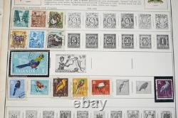 WORLDWIDE U-T 1910s-1970s COLLECTION OF 800+ STAMPS MINT & USED ON ALBUM PAGES