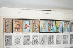 WORLDWIDE U-T 1910s-1970s COLLECTION OF 800+ STAMPS MINT & USED ON ALBUM PAGES